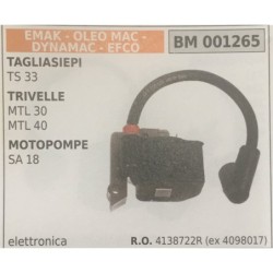 BOBINA BRUMAR ELETTRONICA EMAK  OLEO MAC  DYNAMAC  EFCO TAGLIASIEPI TS 33 TRIVELLE MTL 30 MTL 40 MOTOPOMPE SA 18