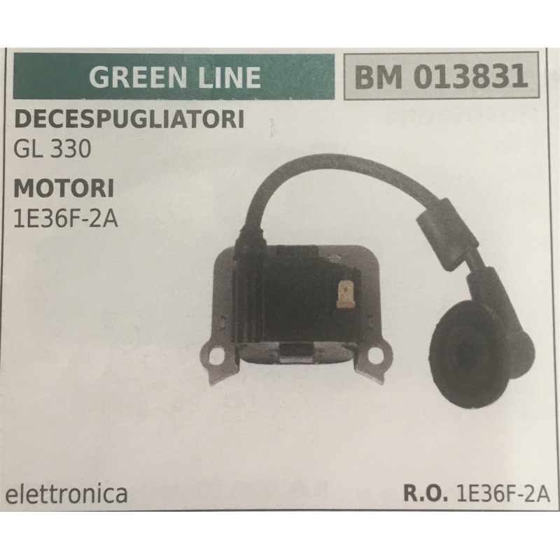 BOBINA BRUMAR ELETTRONICA GREEN LINE DECESPUGLIATORI GL 330 MOTORI 1E36F2A