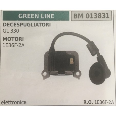 BOBINA BRUMAR ELETTRONICA GREEN LINE DECESPUGLIATORI GL 330 MOTORI 1E36F2A