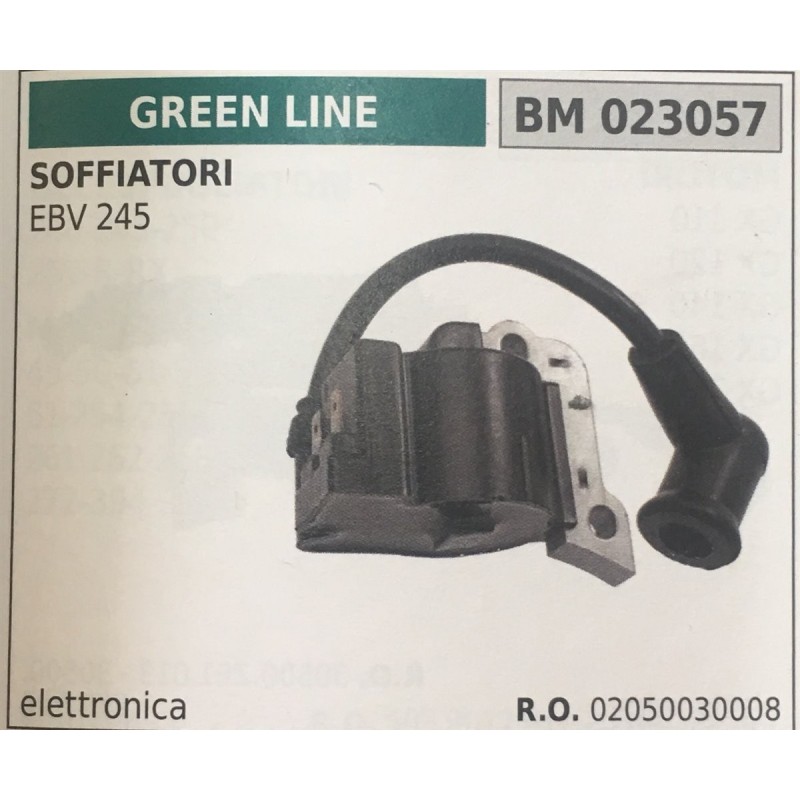 BOBINA BRUMAR ELETTRONICA GREEN LINE SOFFIATORI EBV 245