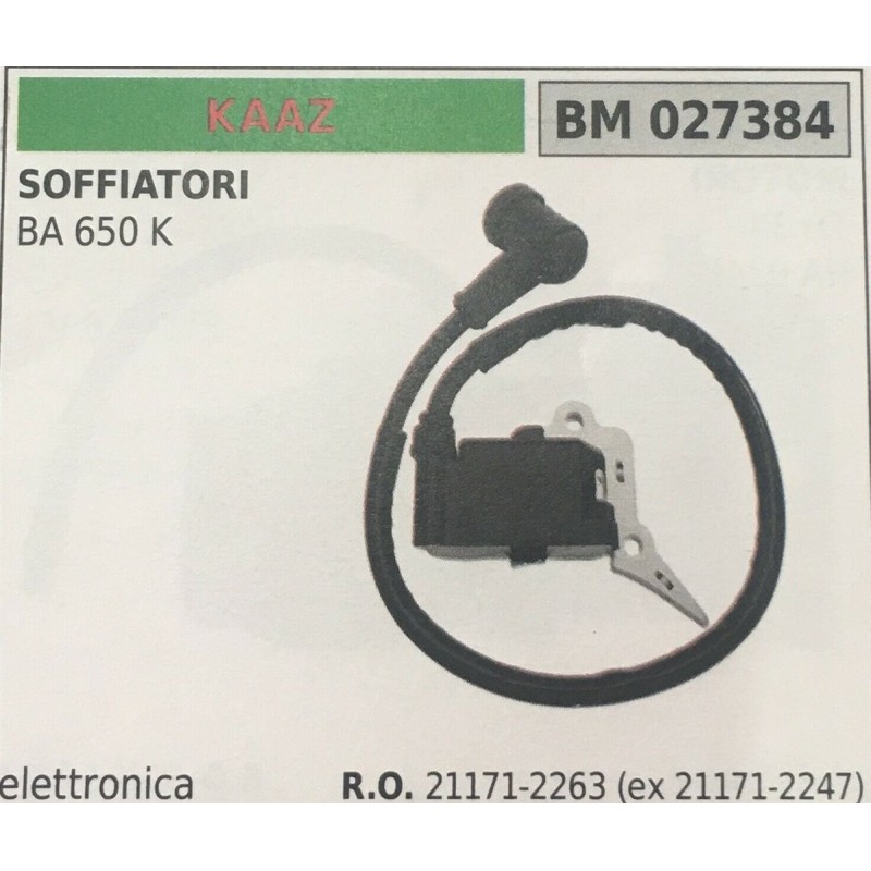 BOBINA BRUMAR ELETTRONICA KAAZ SOFFIATORI BA 650 K