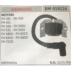 BOBINA BRUMAR ELETTRONICA KAWASAKI MOTORI FH 381  FH 430 FH 451 FH 500  FH 500V FH 531  FH 541V FH 580V  FH 601D FH 641D  FH 68
