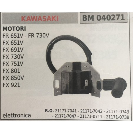BOBINA BRUMAR ELETTRONICA KAWASAKI MOTORI FR651V  FR 730V FX 651V FX 691V FX 730V FX 751V FX 801 FX 850V FX 921