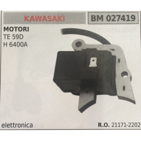BOBINA BRUMAR ELETTRONICA KAWASAKI MOTORI TE 59D H 6400A