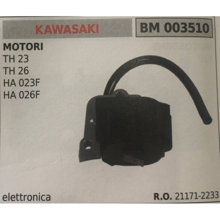 BOBINA BRUMAR ELETTRONICA KAWASAKI MOTORI TH 23 TH 26 HA 023F HA 026F