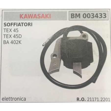 BOBINA BRUMAR ELETTRONICA KAWASAKI SOFFIATORI TEX 45 TEX 45D BA 402K