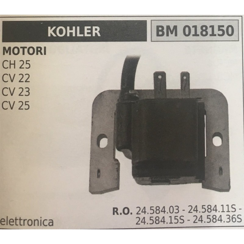 BOBINA BRUMAR ELETTRONICA KOHLER MOTORI CH 25 CV 22 CV 23 CV 25