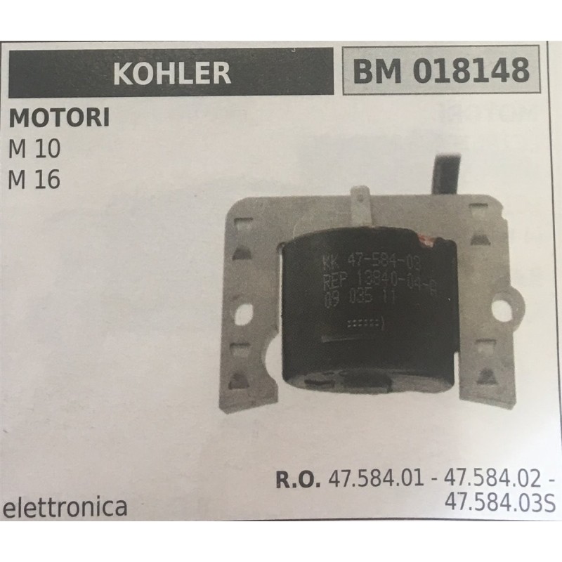 BOBINA BRUMAR ELETTRONICA KOHLER MOTORI M 10 M 16