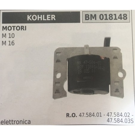BOBINA BRUMAR ELETTRONICA KOHLER MOTORI M 10 M 16