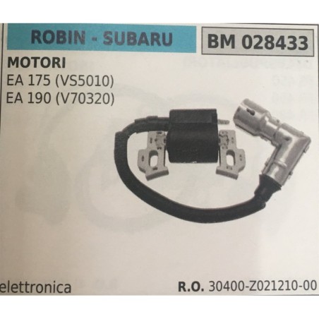 BOBINA BRUMAR ELETTRONICA ROBIN  SUBARU MOTORI EA 175 (VS5010) EA 190 (V70320)
